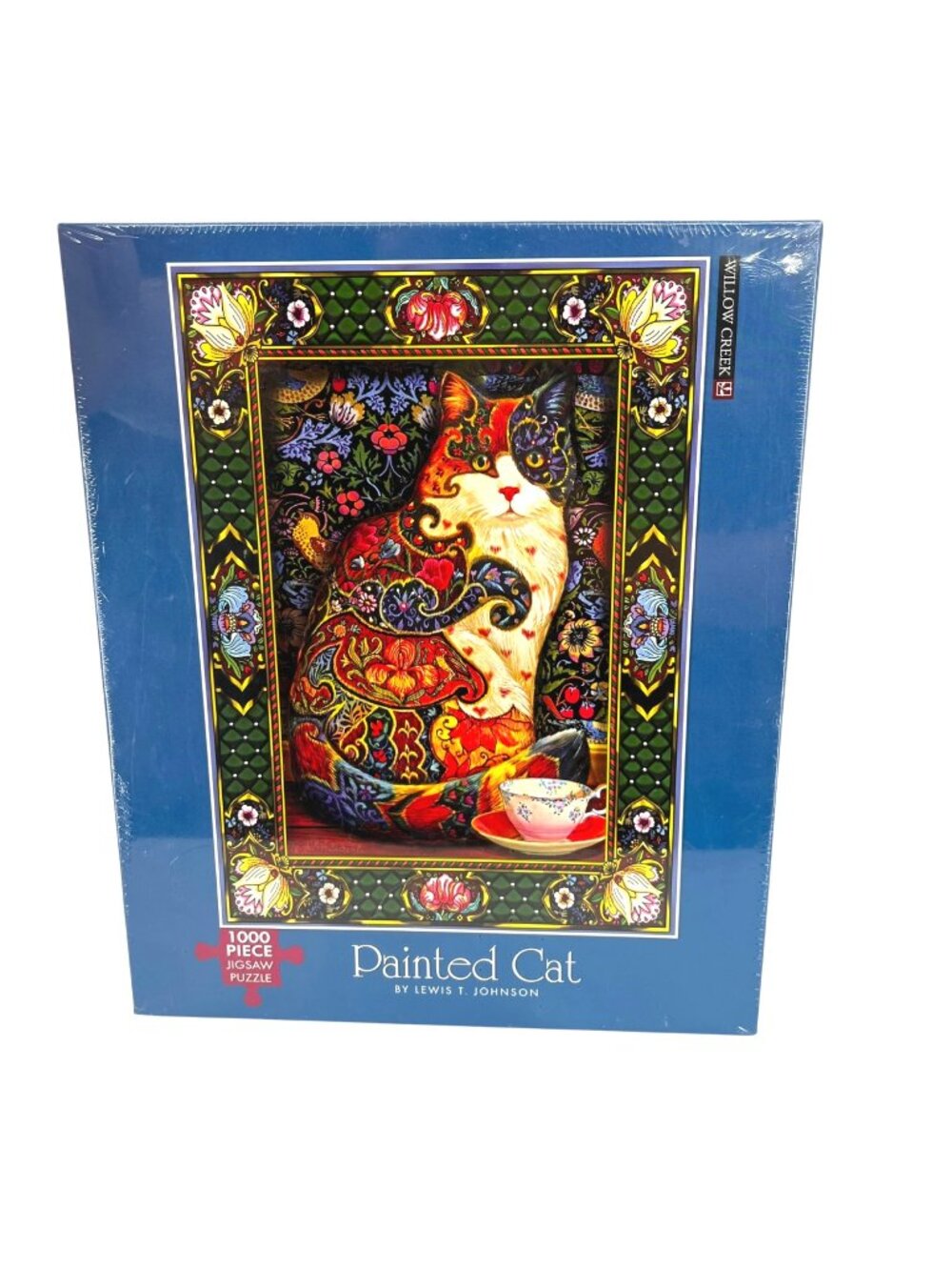 Willow Creek Painted Cat 1000-Piece Jigsaw Puzzle By Lewis T. Johnson NIB